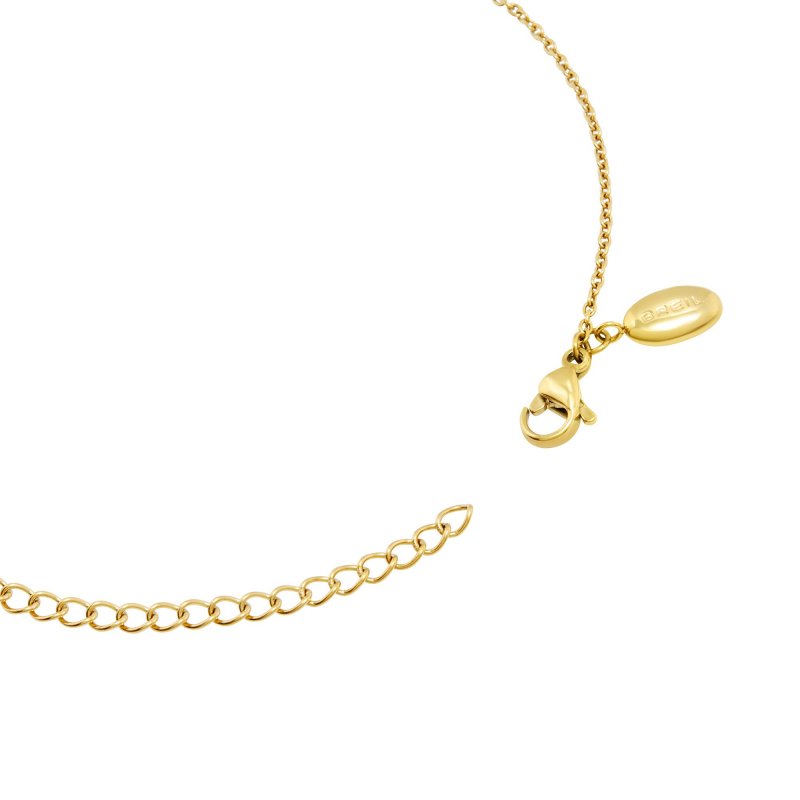 Breil Tribe - Collana Hypnotic - Acciaio Oro - Design Esagonale