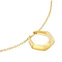 Breil Tribe - Collana Hypnotic - Acciaio Oro - Design Esagonale
