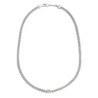 Breil Tribe - Collana Crossroads - Acciaio Satinato - Cubic Zirconia