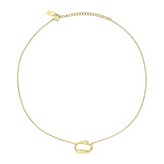 Breil Tribe - Collana Alchemy - Acciaio Dorato - Design Minimal