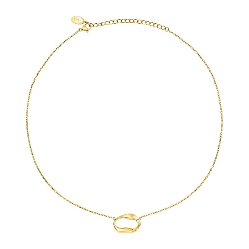 Breil Tribe - Collana Alchemy - Acciaio Dorato - Design Minimal