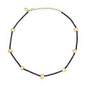 Breil - Collana B Rocks - Acciaio - Sandstone Blu