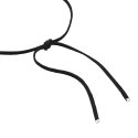 Breil - Choker Big Heart - Acciaio Lucido - Camoscio Nero