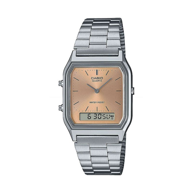 Orologio Cronografo Unisex Casio Casio Vintage - Aq-230A-4Amqyes Aq-230A-4Amqyes