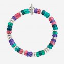 Dodo - Bracciale Rondelle - Argento 925 - Plastica Riciclata