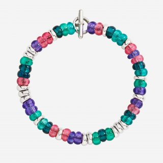 Dodo - Bracciale Rondelle - Argento 925 - Plastica Riciclata