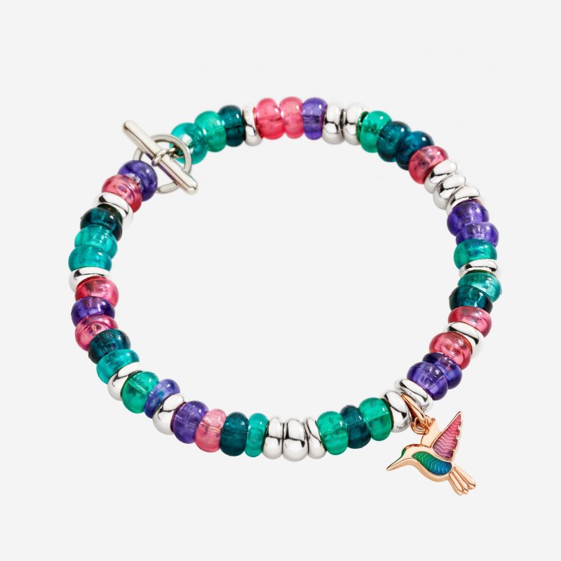 Dodo - Bracciale Rondelle - Argento 925 - Plastica Riciclata