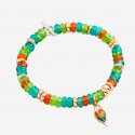 Dodo - Bracciale Rondelle - Argento Dorato - Plastica Riciclata