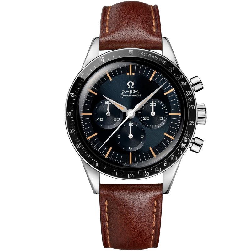 Omega - Speedmaster First Omega In Space - Acciaio - Pelle