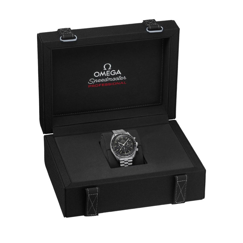 Omega - Speedmaster Moonwatch - Acciaio - Nero