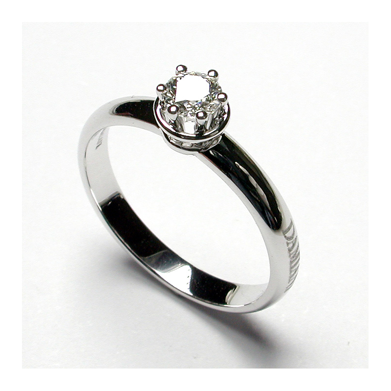Damiani - Anelli Minou - Oro Bianco - Diamante