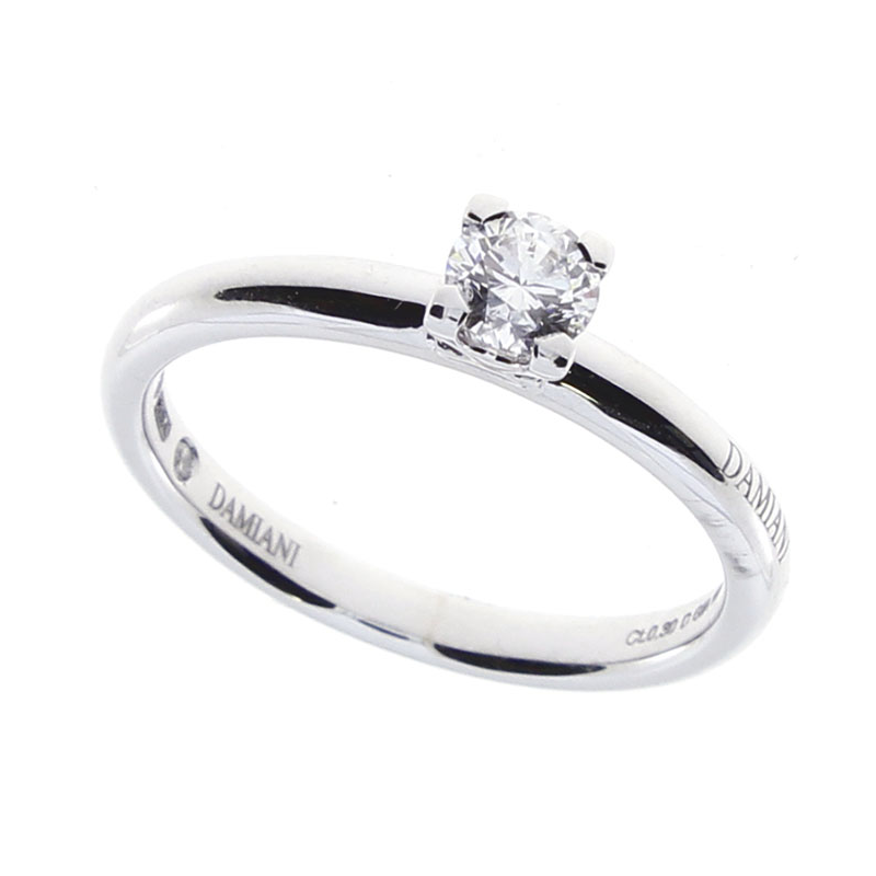 Damiani - Anelli Veramore - Oro Bianco - Diamante