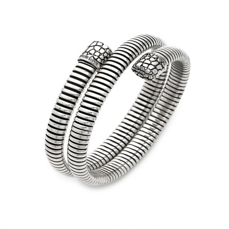 Bracciale Tubogas Croco Doppio