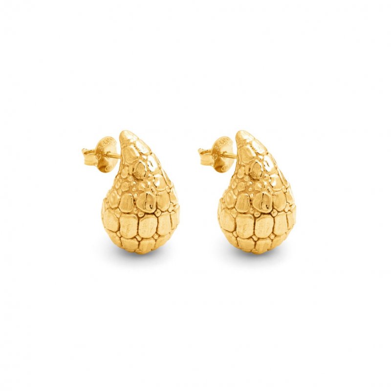 Orecchini Goccia Croco Piccoli