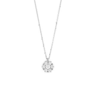 Bliss - Collana Bl Grace - Oro Bianco - Diamante Rotondo
