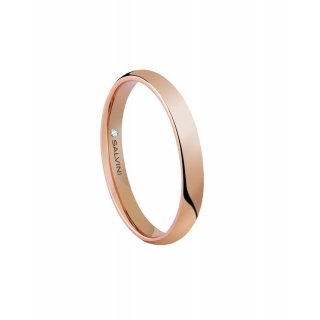 Salvini - Fede In Oro Rosa - Diamante Rotondo - 0.005Ct