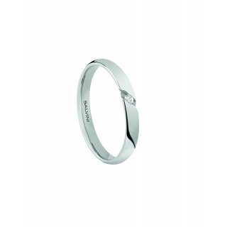 Salvini - Fede Oro Bianco - Diamante Rotondo - 0.02Ct