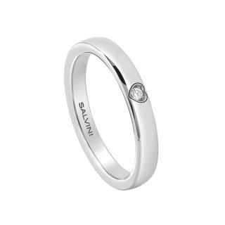 Salvini - Fede Oro Bianco - Diamante Rotondo - 0.018Ct