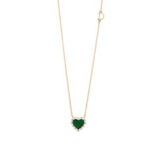 Damiani - Collierino Belle Epoque - Oro Giallo - Diamante Cuore