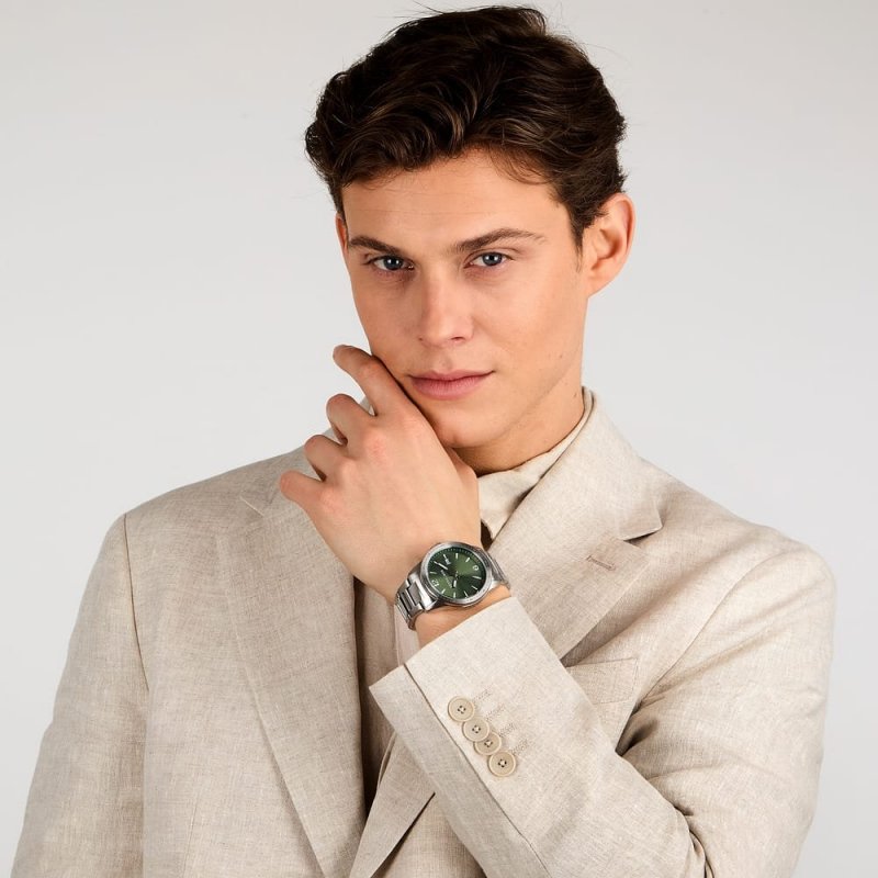 Trussardi - Orologio T-Hawk - Uomo - Acciaio - Silver