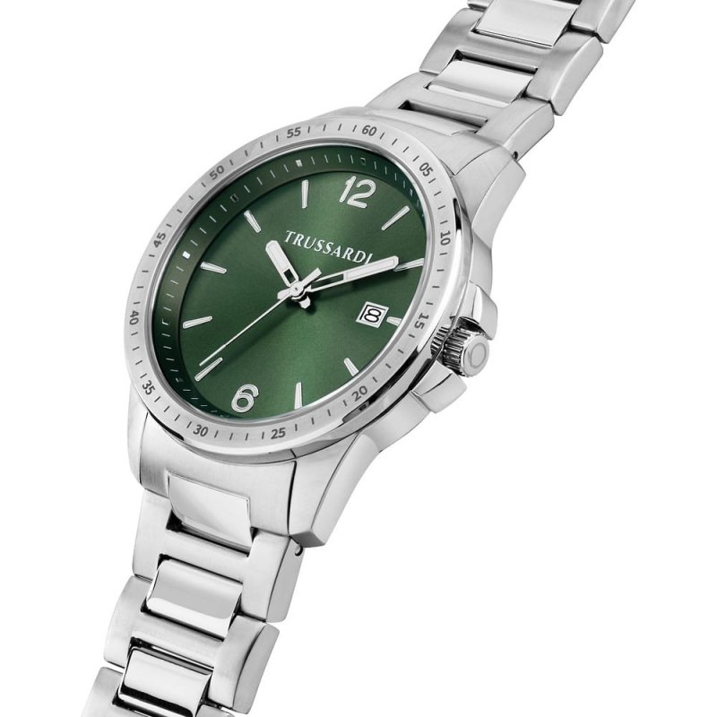Trussardi - Orologio T-Hawk - Uomo - Acciaio - Silver