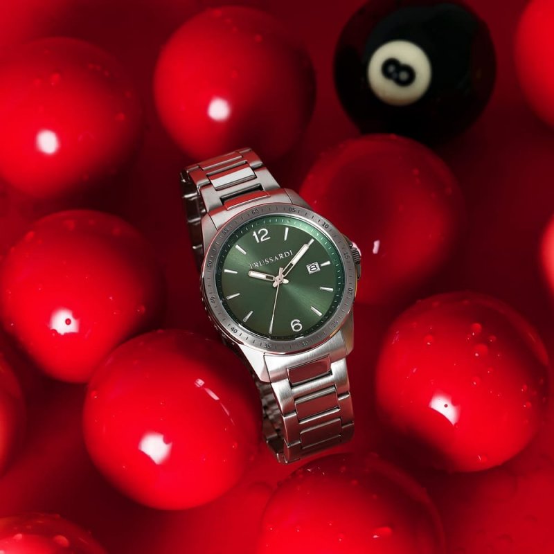 Trussardi - Orologio T-Hawk - Uomo - Acciaio - Silver