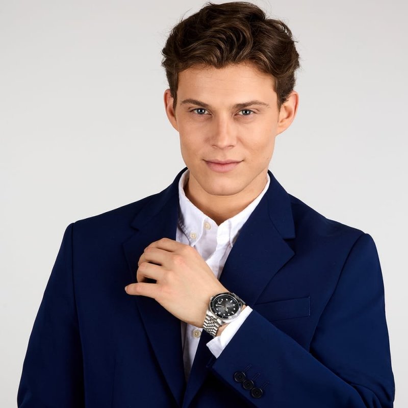 Lucien Rochat - Orologio Lèman Uomo - Acciaio - 43Mm