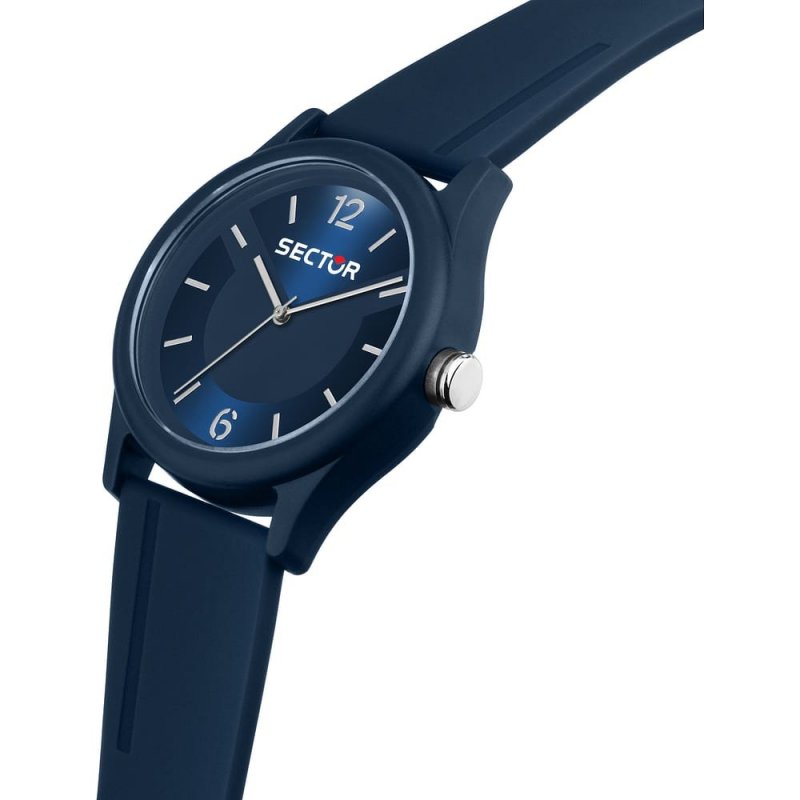 Sector - Orologio Ex-Q Uomo - Plastica Blu - 41Mm
