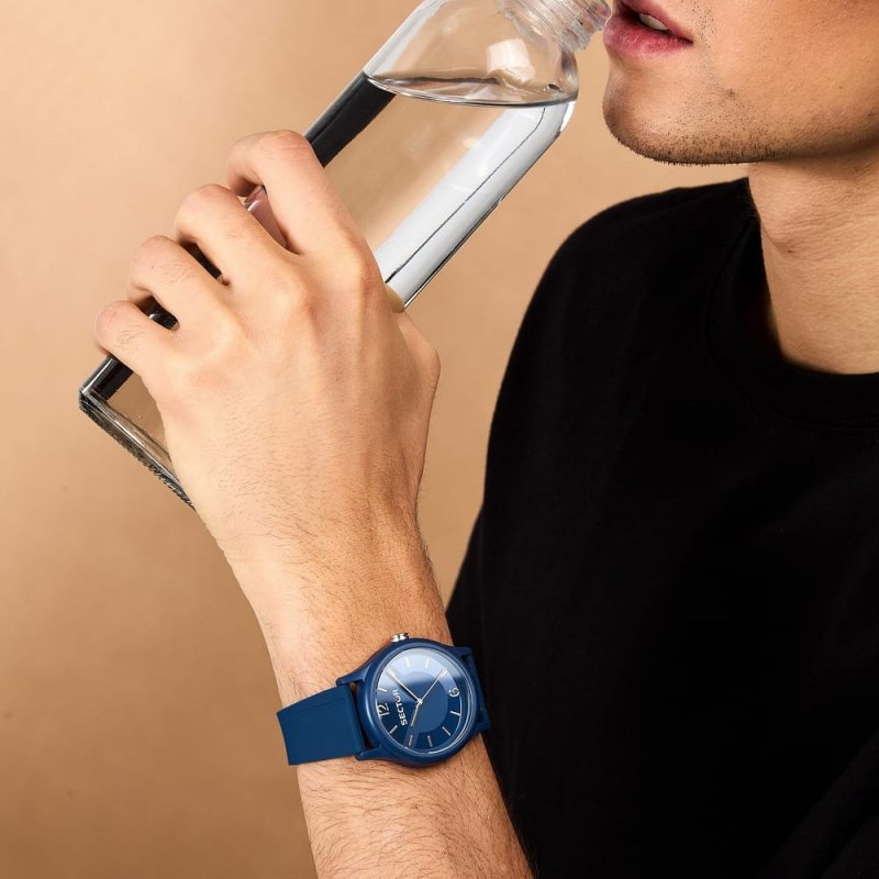Sector - Orologio Ex-Q Uomo - Plastica Blu - 41Mm