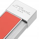 St Dupont - Twiggy Accendino - Lacca Corallo - Finiture Cromate