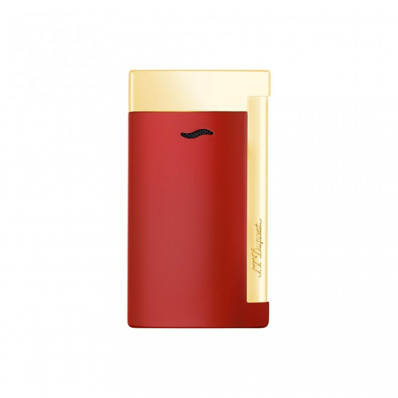 St Dupont - Accendino Laccato Elegante - Nero - Dettagli Oro