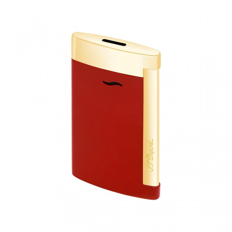 St Dupont - Accendino Laccato Elegante - Nero - Dettagli Oro