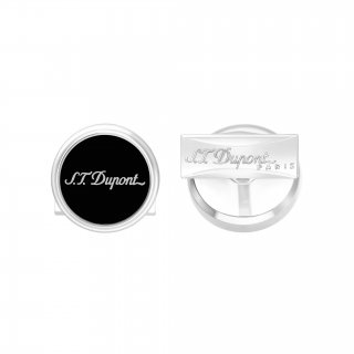 St Dupont - Gemelli Cromo - Lacca Nera - Argento