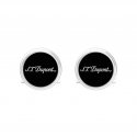St Dupont - Gemelli Cromo - Lacca Nera - Argento