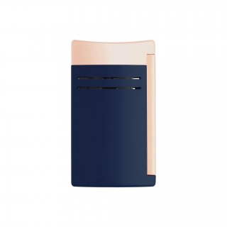 St Dupont - Accendino Maxijet - Laccato Blu - Oro Rosa