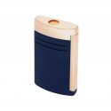 St Dupont - Accendino Maxijet - Laccato Blu - Oro Rosa