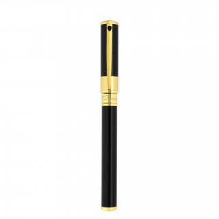 St Dupont - Penna Roller D-Initial - Dorato - Nero