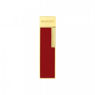 St Dupont - Accendino Twiggy - Laccato Rosso - Finitura Oro
