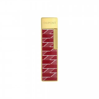 St Dupont - Accendino Laccato Monogram 1872 - Metal - Bordeaux