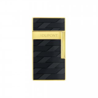 St Dupont - Accendino Laccato Monogram 1872 - Nero - Dorato