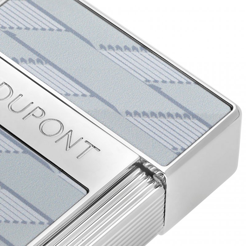St Dupont - Accendino Monogram 1872 - Metallo - Grigio