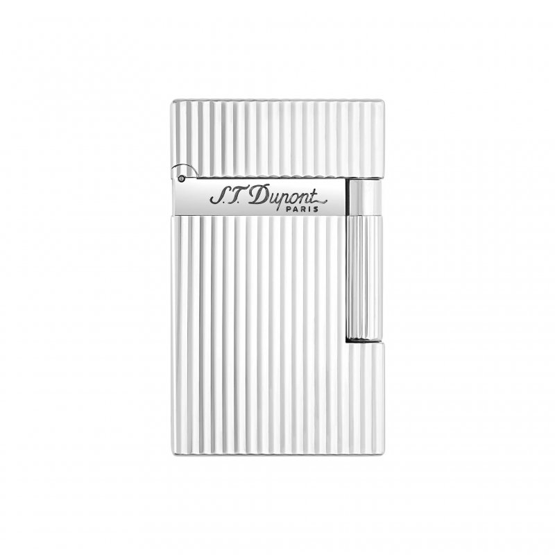 St Dupont - Accendino Guilloché - Argento - Doppia Fiamma
