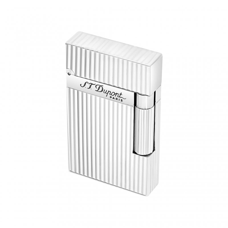 St Dupont - Accendino Guilloché - Argento - Doppia Fiamma