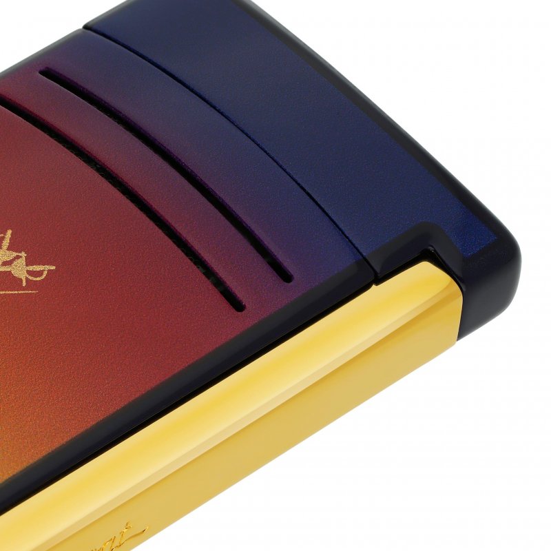 St Dupont - Accendino Maxijet Montecristo - Laccato - Viola Oro