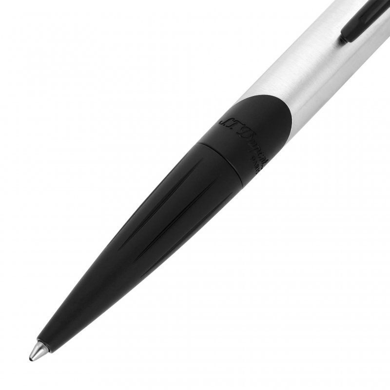 St Dupont - Defi Millenium Penna A Sfera - Cromato - Nero Opaco