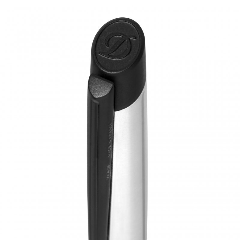 St Dupont - Defi Millenium Penna A Sfera - Cromato - Nero Opaco