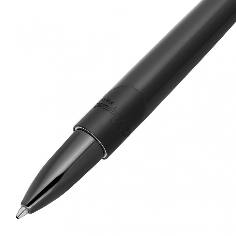 St Dupont - Penna Roller Di Lusso - Ottone Nero Lucido