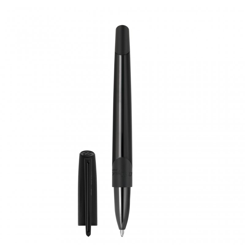 St Dupont - Penna Roller Di Lusso - Ottone Nero Lucido