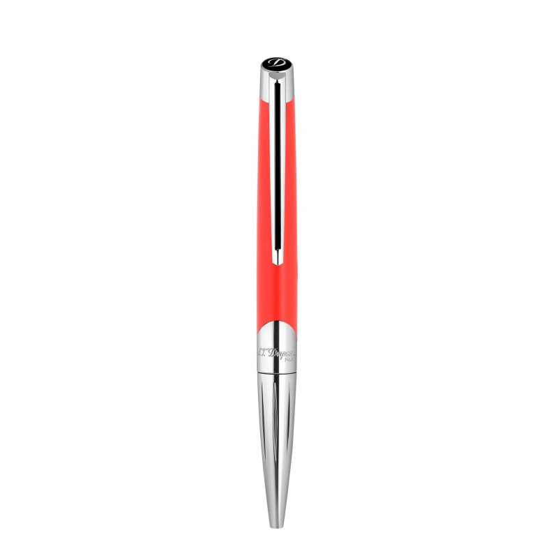 St Dupont - Penna Défi Millenium - Argento - Rosso Opaco