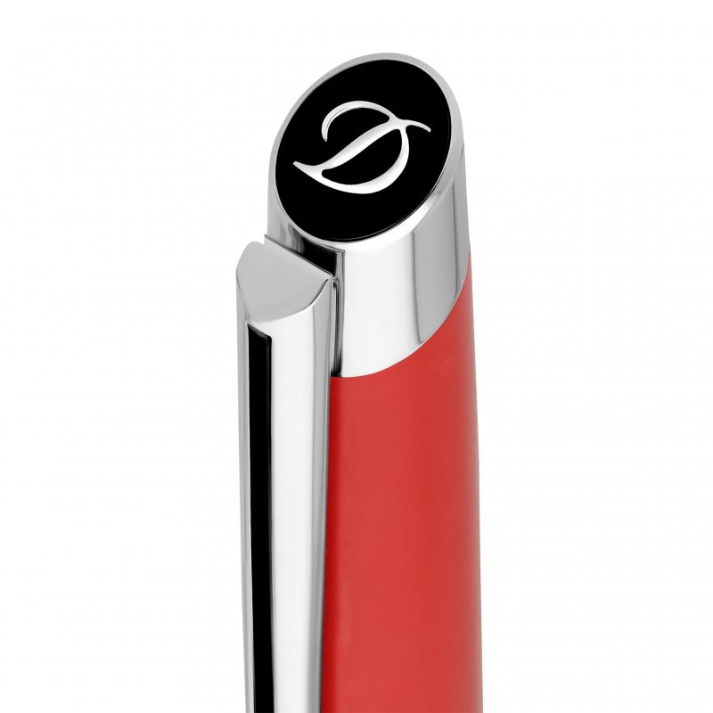 St Dupont - Penna Défi Millenium - Argento - Rosso Opaco